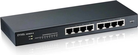 Beheerde gigabitswitch 8× RJ‑45