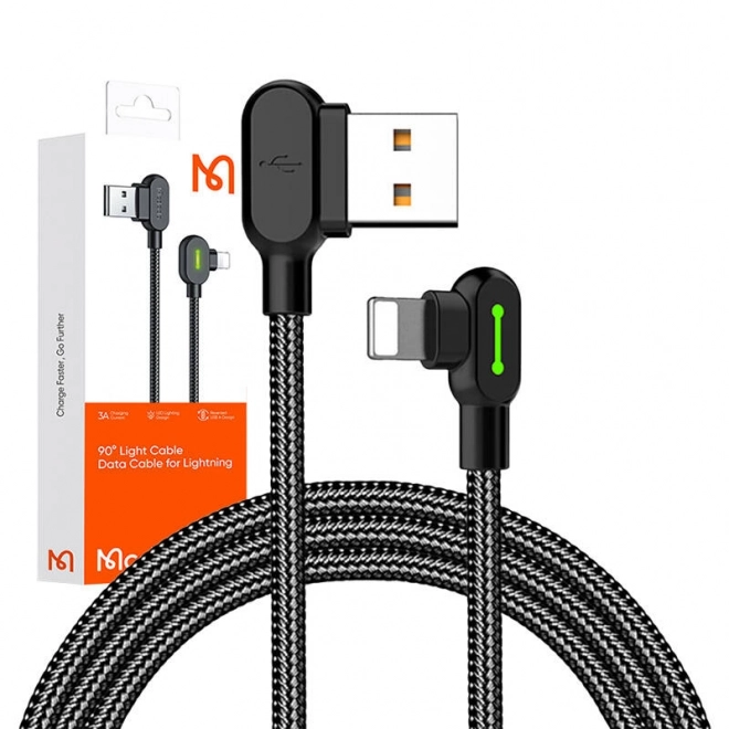 Mcdodo LED Winkelkabel USB Lightning 0,5 m