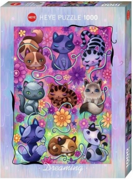Puzzel 1000 stukjes Katten van Ketner Jeramian