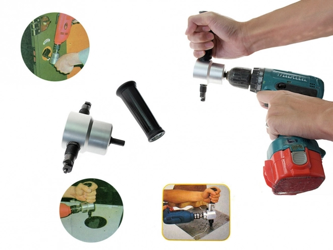 Sheet Metal Cutting Attachment for Drill