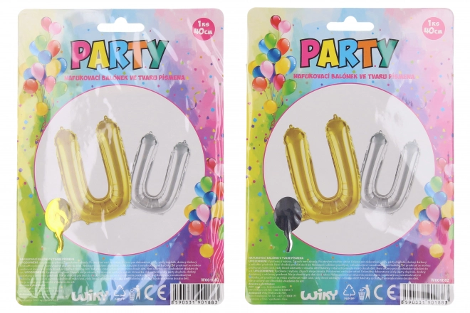 Opblaasbare ballon - letter U