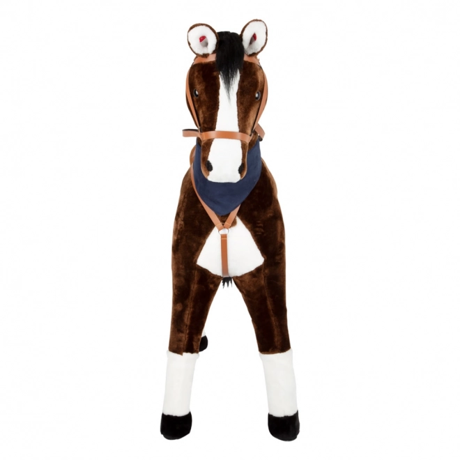 Zitzakpaard XL bruin met geluid