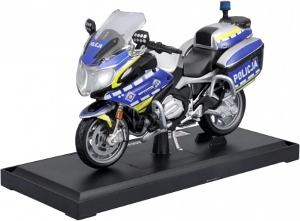 Metallmodell eines polnischen Polizeimotorrads 1/18