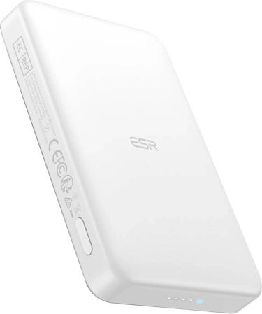 Magnetische powerbank ESR Qi2 MagSlim 10000 mAh – wit
