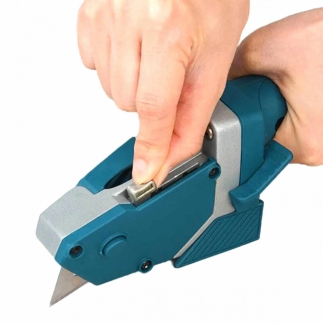 Couteau pour couper des plaques de plâtre avec échelle