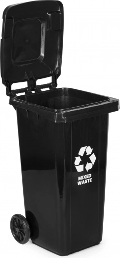 Quiet, secure rolling thanks to rubber wheels