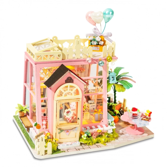 Station de fête - Maison de poupée miniature à construire soi-même
