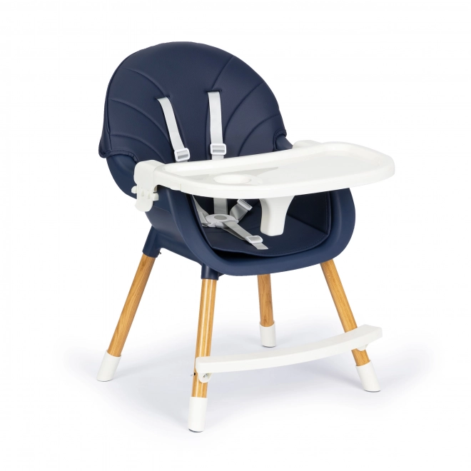 Ecotoys Eetstoeltje 2-in-1 blauw