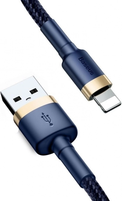 Durable textile braid and metal connectors