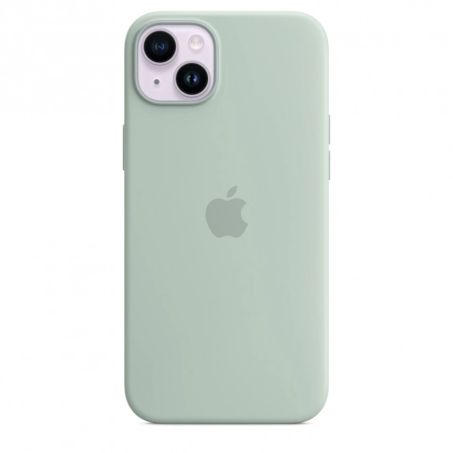 Siliconen hoesje met MagSafe voor iPhone 14 Plus - agave