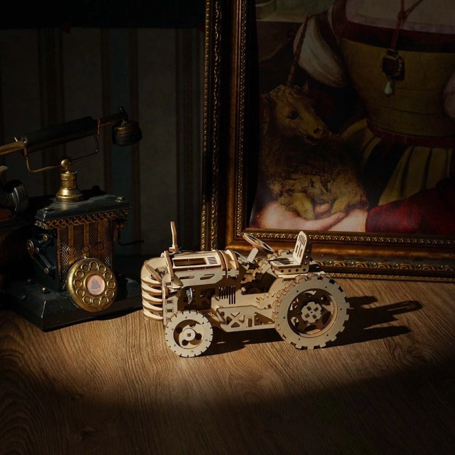 RoboTime 3D houten mechanische puzzel Tractor
