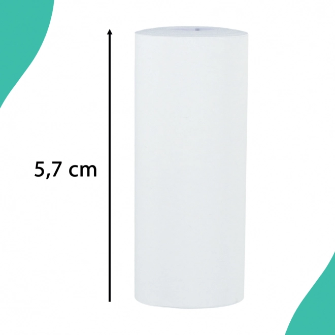 Rol thermisch papier voor mini printer 5,7 cmx4,5 m 5 stuks