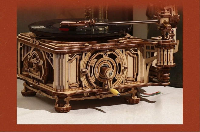 Rokr 3D houten puzzel Klassieke grammofoon