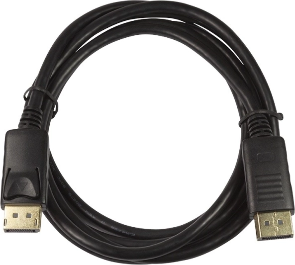 DisplayPort 1.2-kabel, 4K, 5 m, zwart