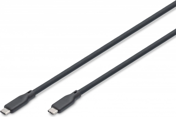 Silicone USB-C to USB-C Cable 2m, USB 3.2 Gen2 4K 100W, Black