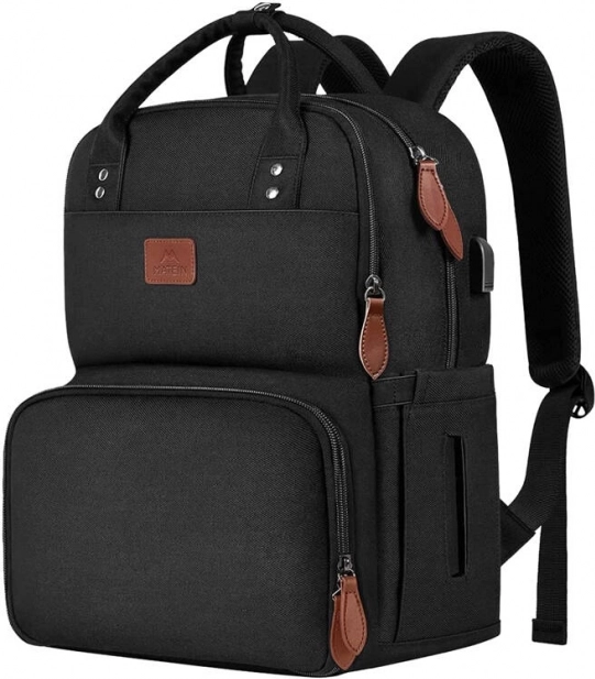 Matein Laptop Backpack with USB Port 15.6'' Black
