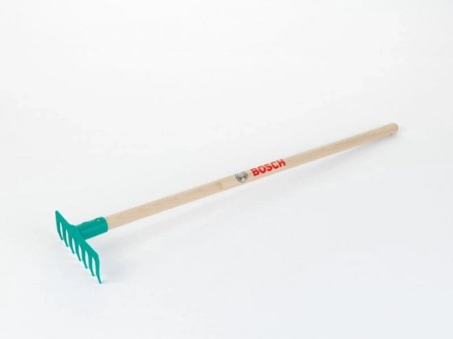 Harkje met houten handvat