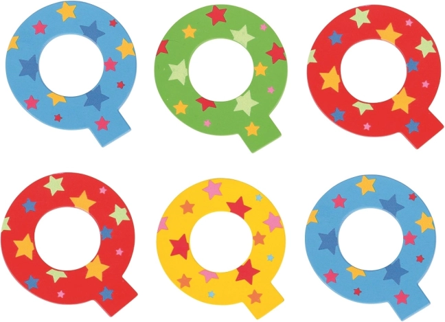 Starry Letter Q from Bigjigs Toys