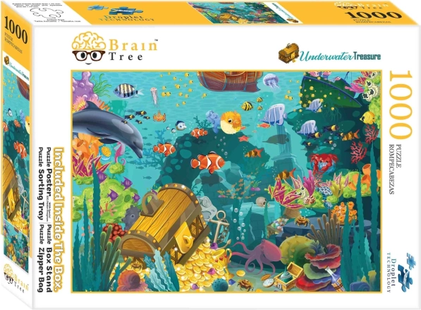 Puzzle BRAIN TREE schat onder het wateroppervlak 1000 stukjes