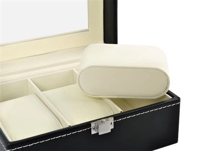 Elegant Watch Organizer with Three Compartments