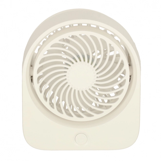 Draadloze USB tafelventilator 11,5 cm wit