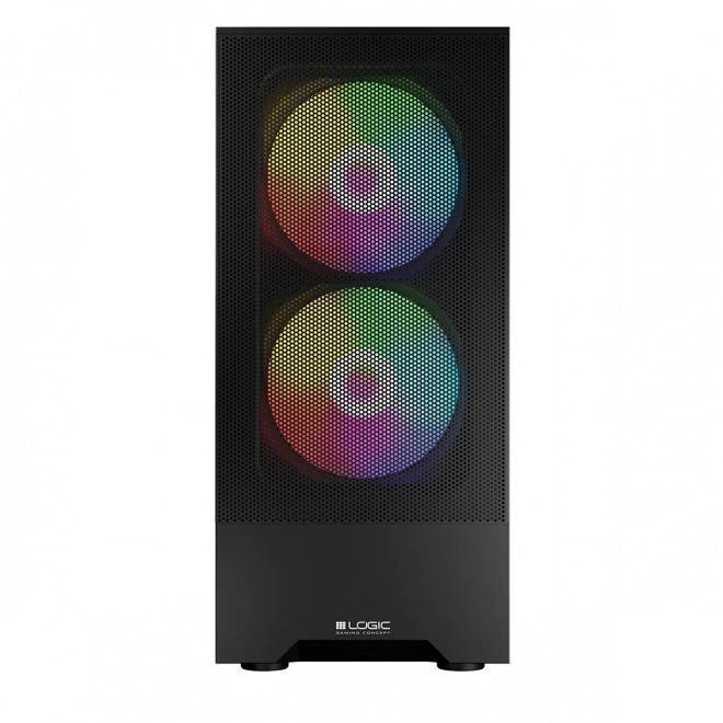 Behuizing Arya ARGB USB 3.0 Midi Tower zwart