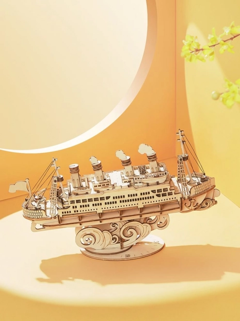 Cruiseschip - 3D houten bouwpakket
