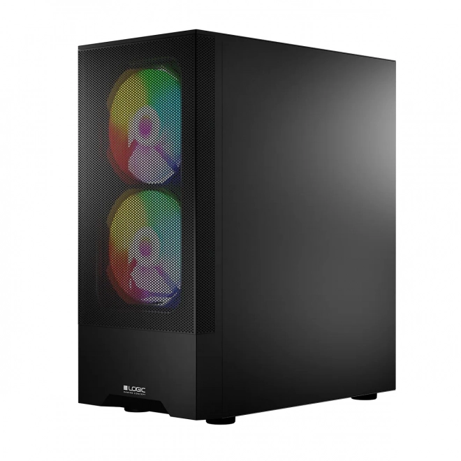 Behuizing Arya ARGB USB 3.0 Midi Tower zwart