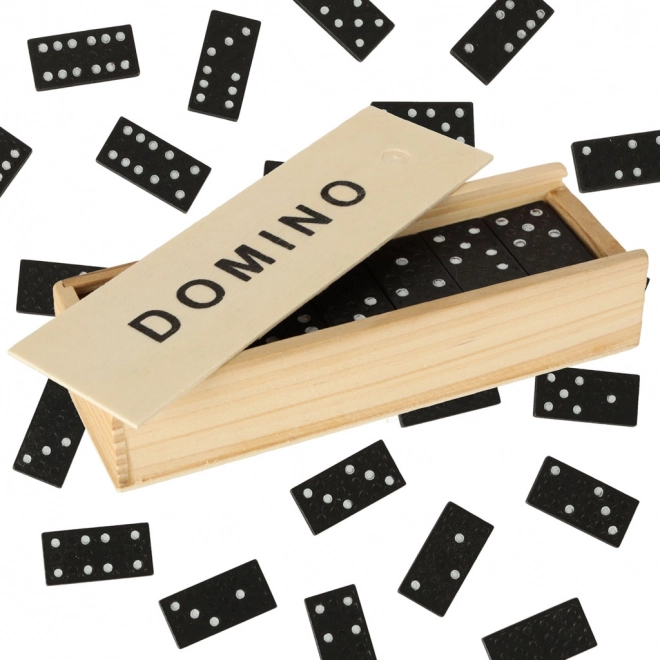 Houten domino voor familieplezier