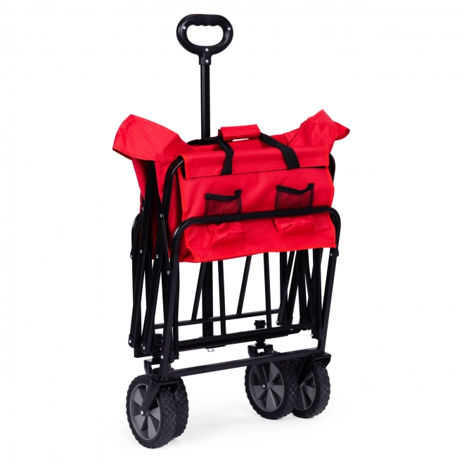 Chariot de transport pliant MultiGarden rouge 47x105 cm