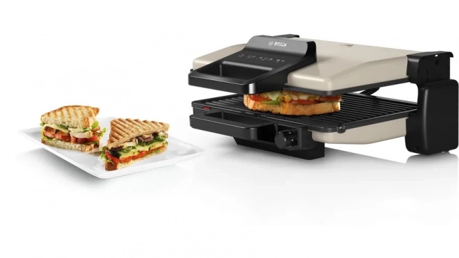 Elektrische grill zilver