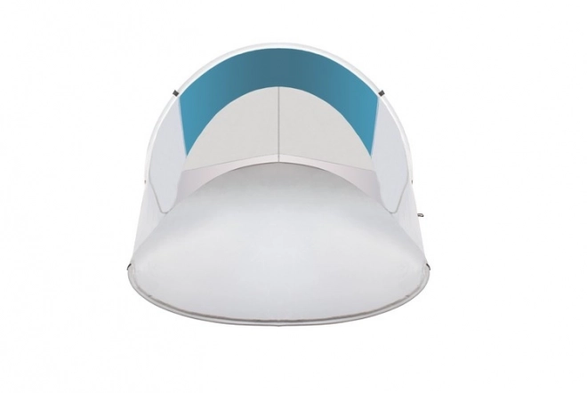 Strandtent 220x120x90cm - turquoise - grijs