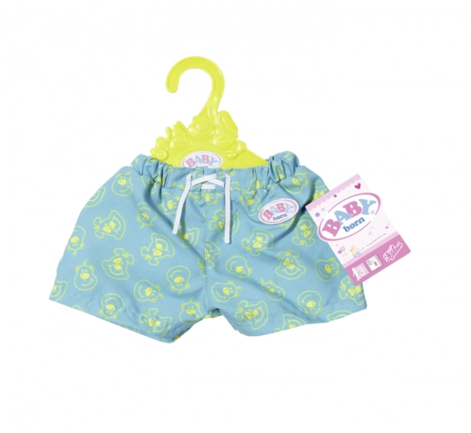 Baby born shorts de plage d'été bleus
