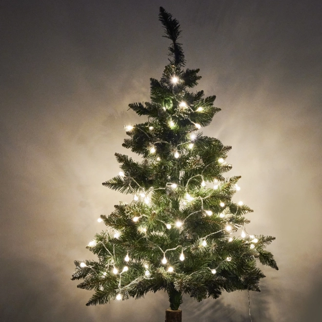 Warm White 100 LED Globe String Lights 10m