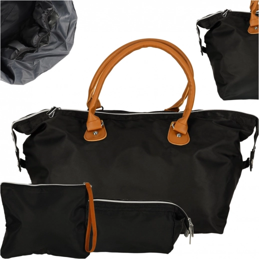 Multifunctional stroller travel bag for moms – set – Black