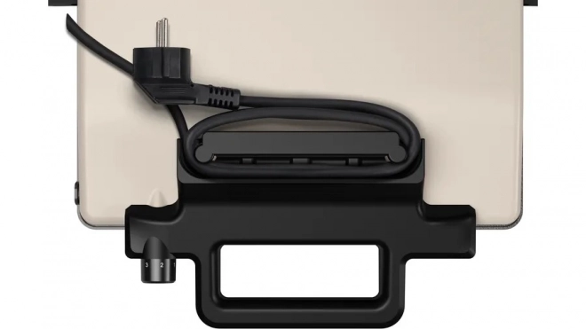 Elektrische grill zilver