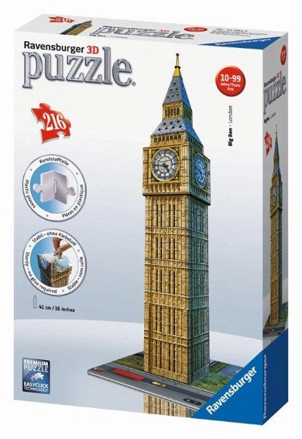 Ravensburger 3D puzzle Big Ben London 216 pieces