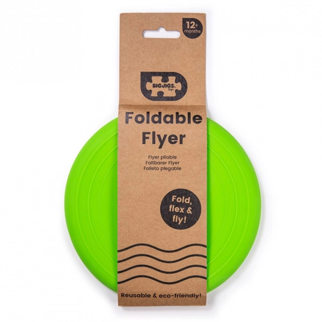 Frisbee Bigjigs Toys green for outdoor fun