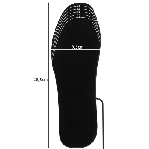 Verwarmde inlegzolen voor schoenen 41-46 Trizand 19825