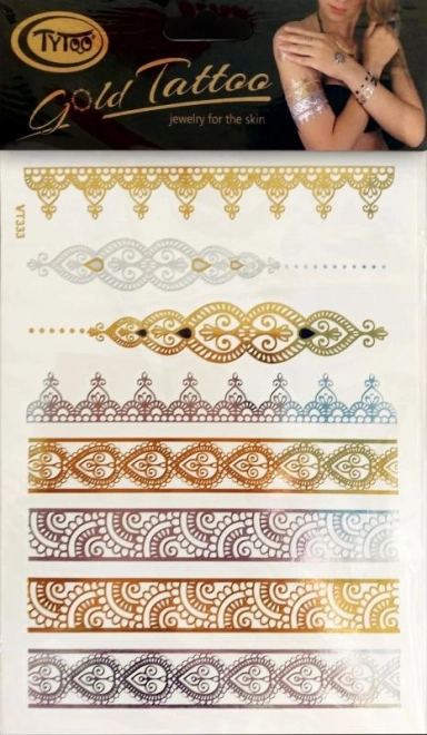 TyToo Gouden tatoeage - armbanden – Variant 1