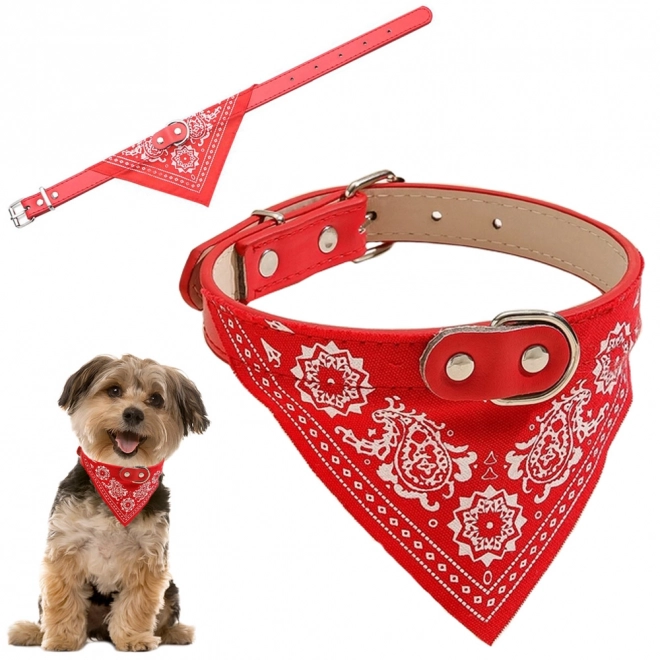 Stijlvolle halsband voor honden en katten met sjaal