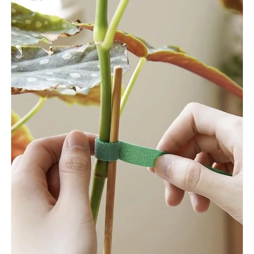Gardlov groene textieltape met haak en lus 5m