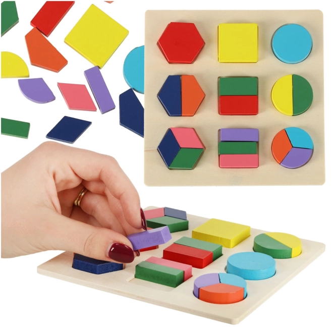 Houten Inlegpuzzel Montessori