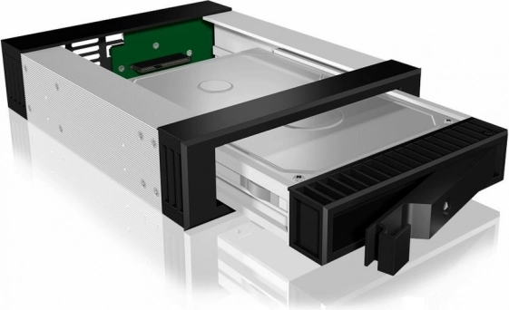 Hotswap caddy for 5.25'' bay for 3.5''/2.5'' HDD/SSD SATA/SAS