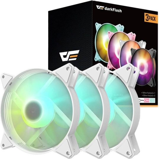 Set of Fans with ARGB Darkflash C6 3in1 120mm