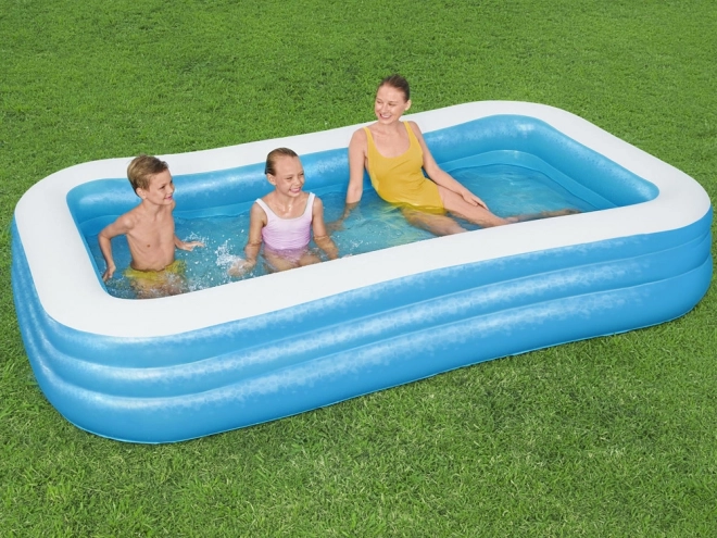 Deluxe Blue Opblaasbaar Zwembad