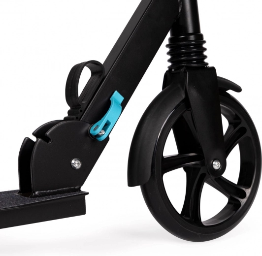 Front suspension for shock absorption