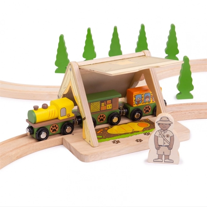 Bigjigs Rail safari tent