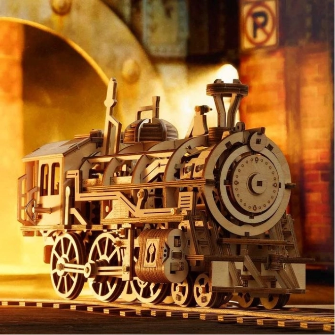 Locomotief - 3D houten bouwpakket