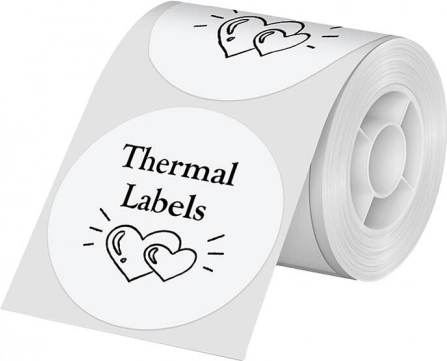 NELKO Thermal Labels 50 × 50 mm for PM220 Printer – White